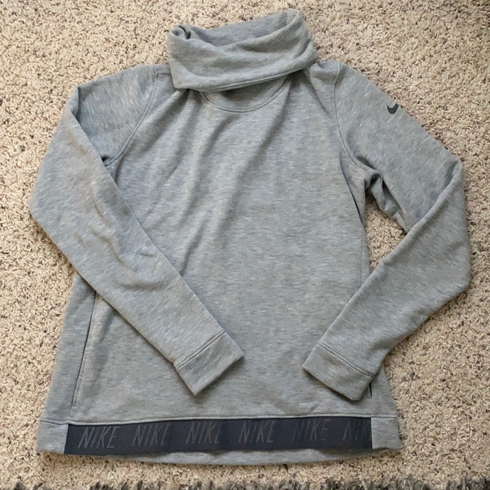 Grey nike pullover/turtle neck